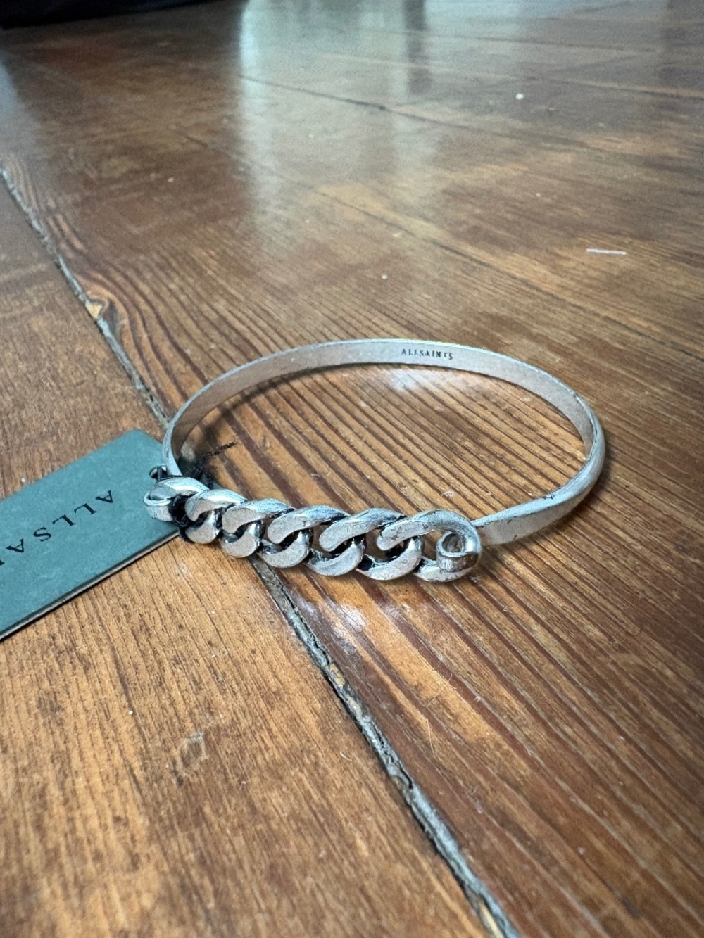 ALLSAINTS curb link bangle bracelet